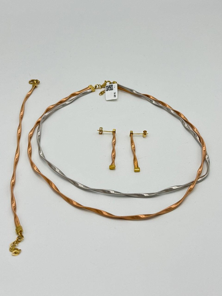 [SET-1020] سرویس مارپیچ سه‌رنگ